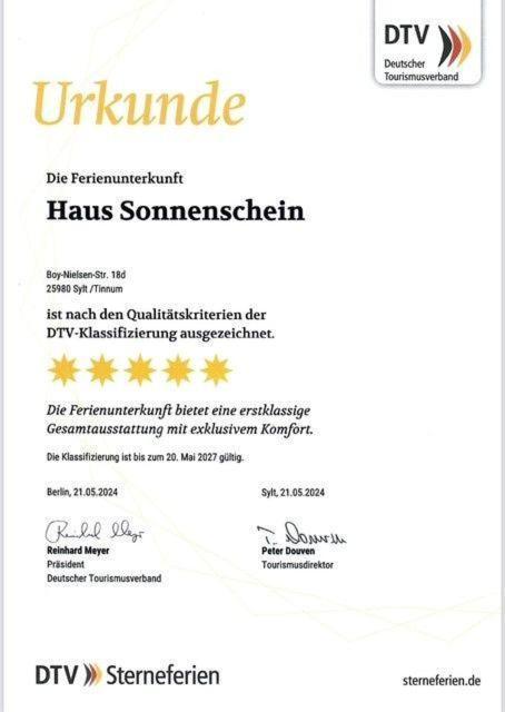 Sylt Haus-Sonnenscheinヴィラ エクステリア 写真
